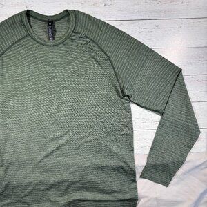 Lululemon - Long Sleeve Shirt - Hunter Green - Men's Large